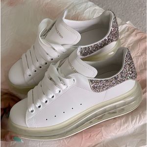 Alexander McQueen Platform Glitter Sneaker